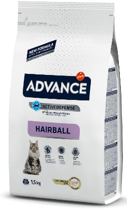 Advance Cat Hairball | Turkey & Rice | 1,5 kg