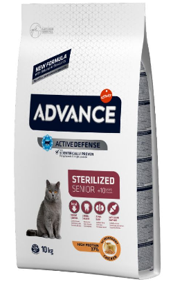 Advance Cat Sterilized Senior +10 | Chicken & Barley | 1,5 kg